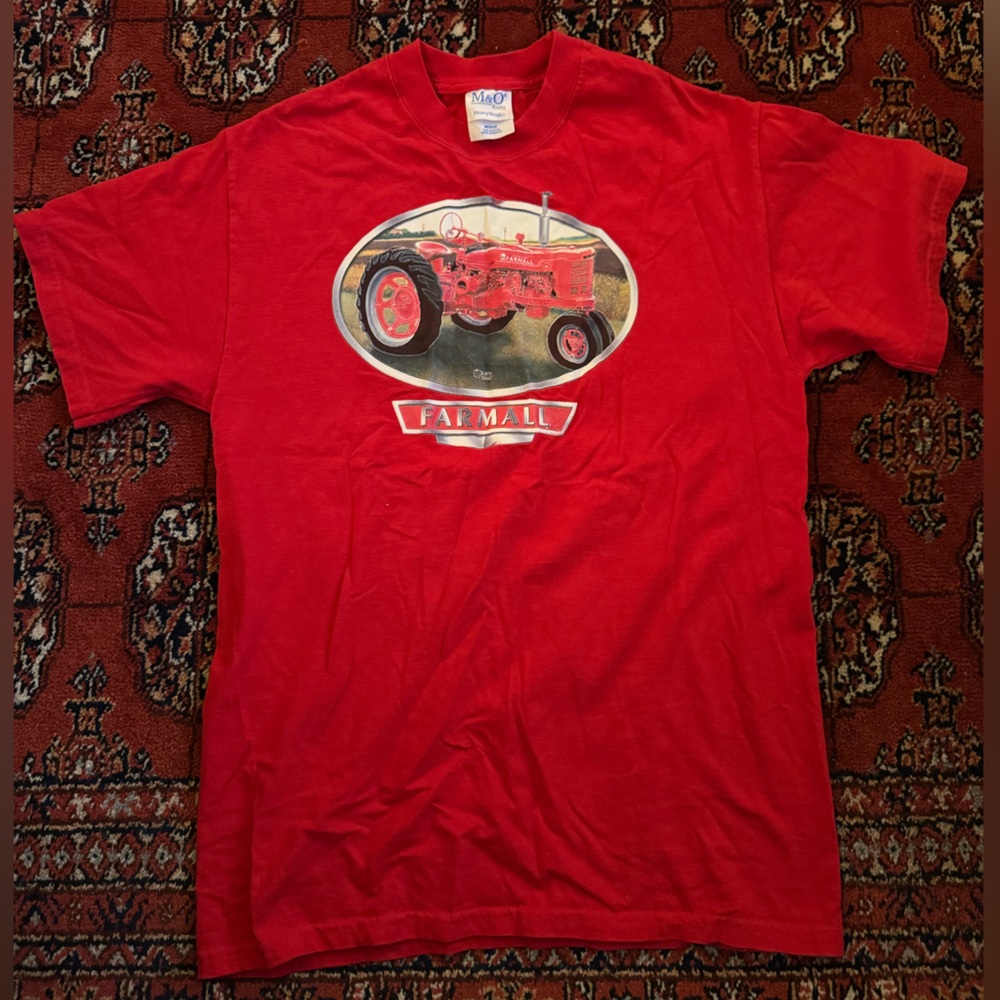 Gildan Red Farmall Graphic Tee